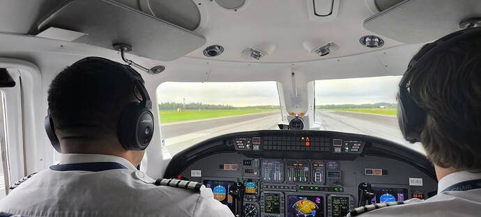 Abflug in Umeå